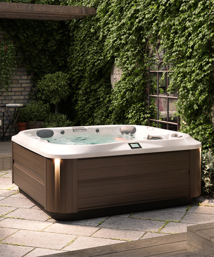 Jacuzzi® J-335™ Hot Tub Package - Platinum Modern Hardwood