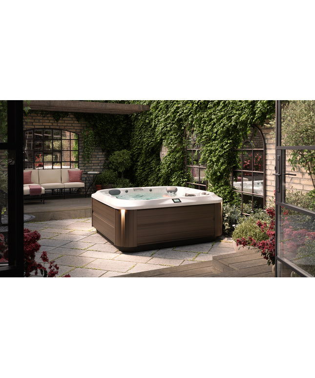 Jacuzzi® J-335™ Hot Tub Package - Platinum Modern Hardwood