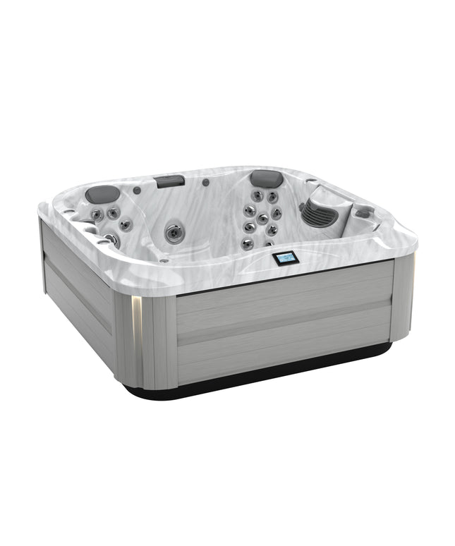 Jacuzzi® J-335™ Hot Tub Package - Platinum Brushed Gray