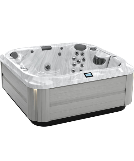 Jacuzzi® J-345™ Hot Tub Package - Platinum Brushed Gray
