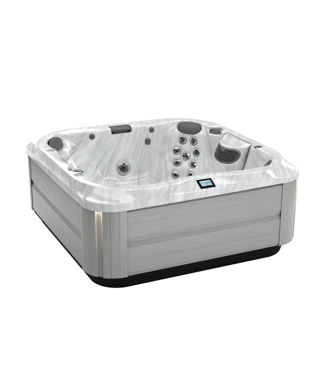 Jacuzzi® J-345™ Hot Tub Package - Platinum Brushed Gray