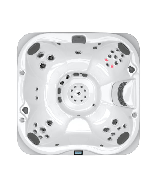Jacuzzi® J-345™ Hot Tub Package - Platinum Brushed Gray
