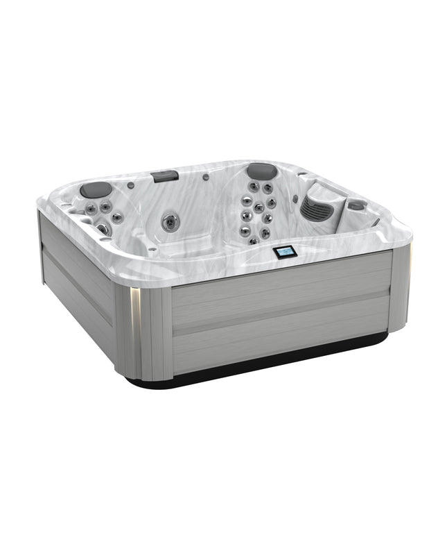 Jacuzzi® J-375™ Hot Tub Package - Platinum Brushed Gray