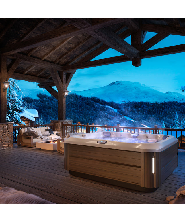 Jacuzzi® J-385™ Hot Tub Package - Platinum Modern Hardwood