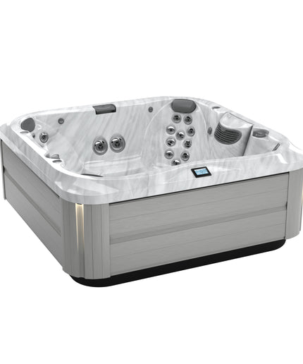 Jacuzzi® J-385™ Hot Tub Package - Platinum Brushed Gray