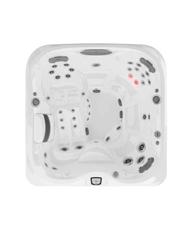 Jacuzzi® J-435™ Hot Tub Package - Platinum Brushed Gray