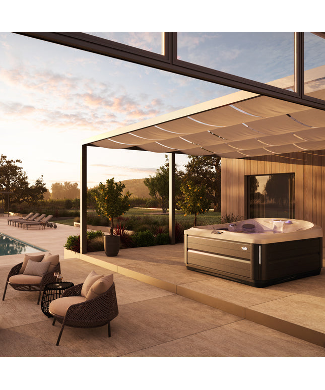 Jacuzzi® J-485™ Hot Tub Package - Platinum Smoked Ebony
