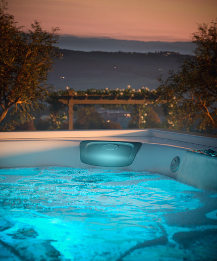 Jacuzzi® J-LXL™ Hot Tub Package - Platinum Modern Hardwood