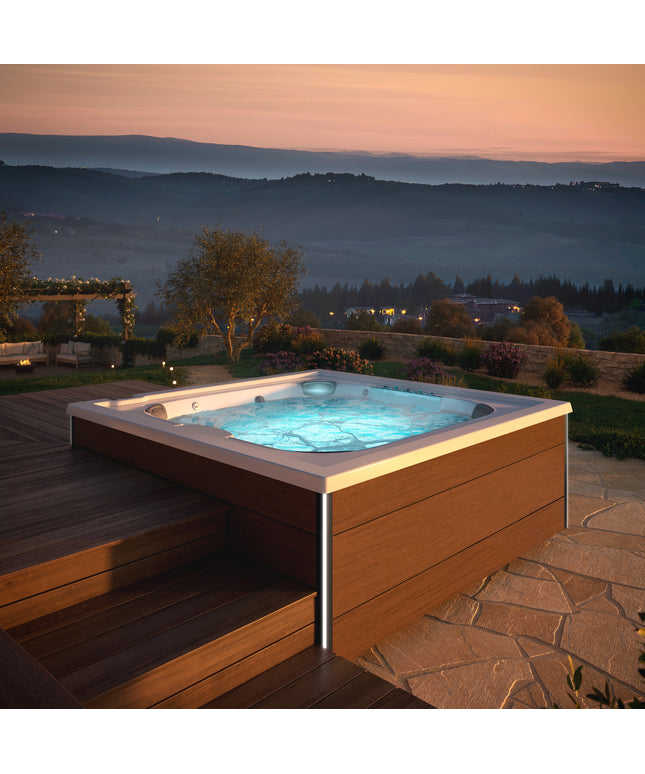 Jacuzzi® J-LX™ Hot Tub Package - Platinum Modern Hardwood