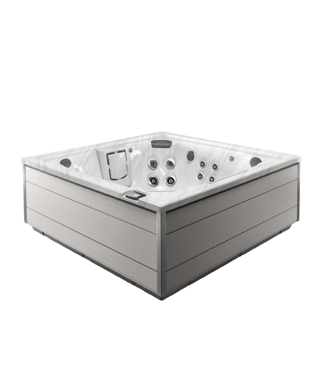 Jacuzzi® J-LX™ Hot Tub Package - Platinum Brushed Gray