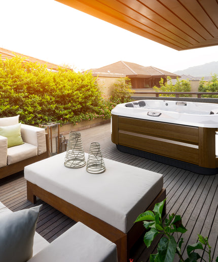 Jacuzzi® J-315™ Hot Tub Package - Platinum Modern Hardwood