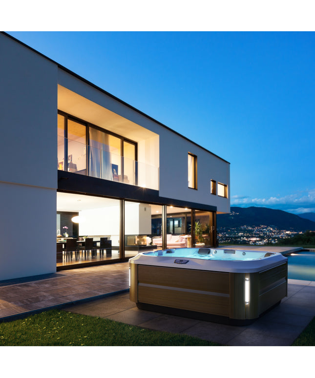 Jacuzzi® J-335™ Hot Tub Package - Platinum Modern Hardwood