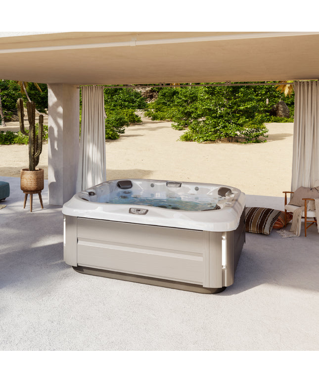 Jacuzzi® J-345™ Hot Tub Package - Platinum Brushed Gray