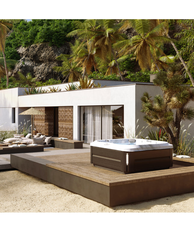 Jacuzzi® J-345™ Hot Tub Package - Platinum Modern Hardwood