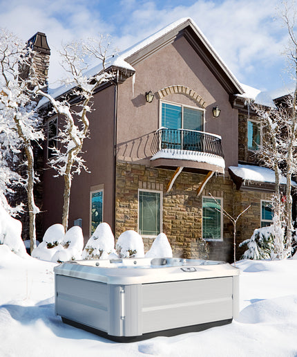 Jacuzzi® J-345™ Hot Tub Package - Platinum Brushed Gray