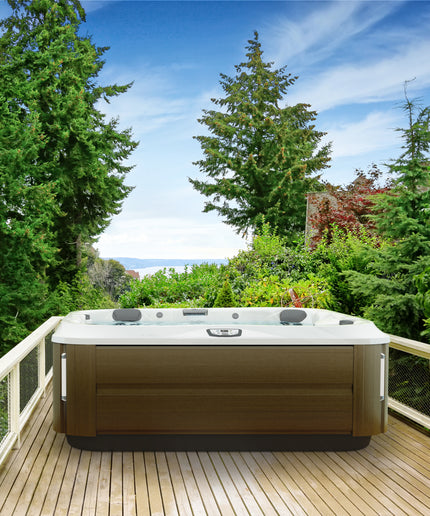 Jacuzzi® J-375™ Hot Tub Package - Platinum Modern Hardwood