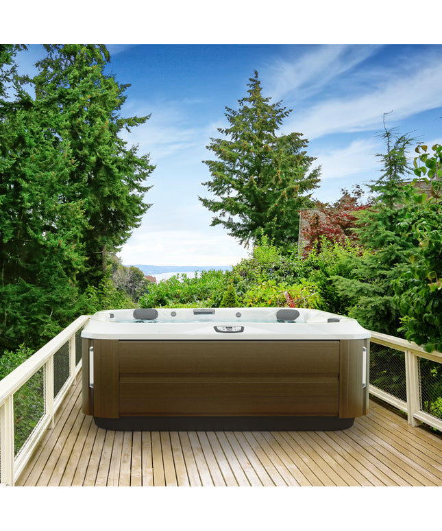 Jacuzzi® J-375™ Hot Tub Package - Platinum Modern Hardwood