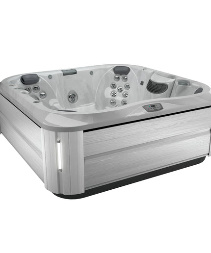 Jacuzzi® J-375™ Hot Tub Package - Platinum Brushed Gray