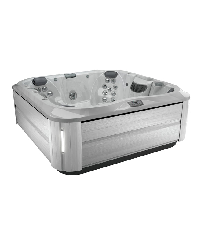 Jacuzzi® J-375™ Hot Tub Package - Platinum Brushed Gray