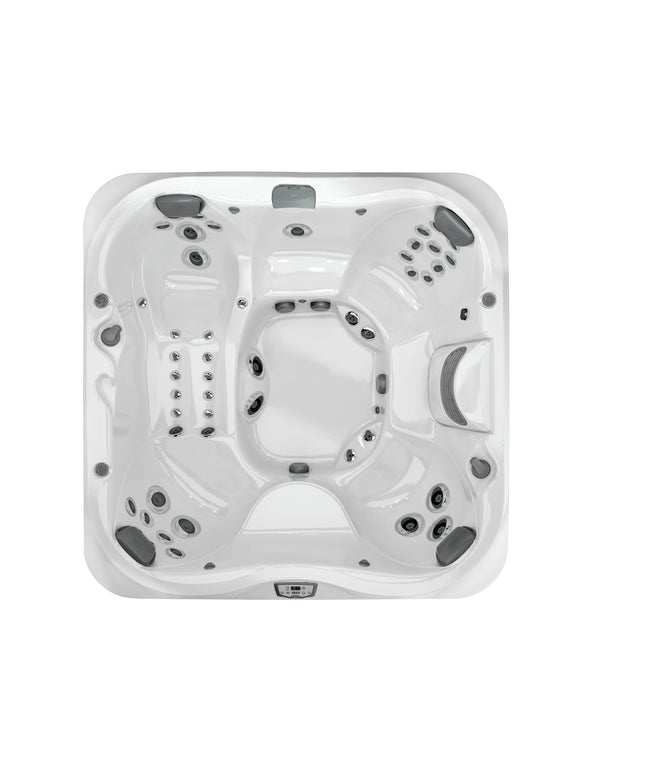 Jacuzzi® J-375™ Hot Tub Package - Platinum Smoked Ebony