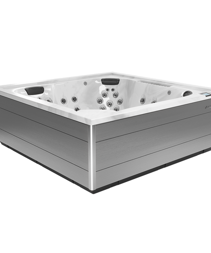Jacuzzi® J-408L™ Hot Tub Package - Platinum Gray