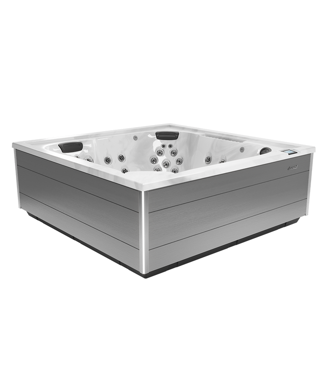 Jacuzzi® J-408L™ Hot Tub Package - Platinum Gray