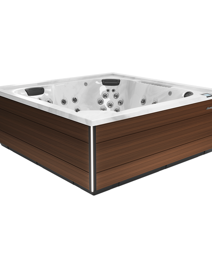 Jacuzzi® J-408L™ Hot Tub Package - Platinum Modern Hardwood