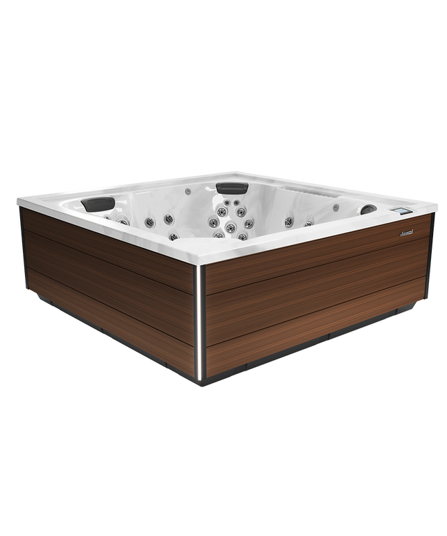 Jacuzzi® J-408L™ Hot Tub Package - Platinum Modern Hardwood