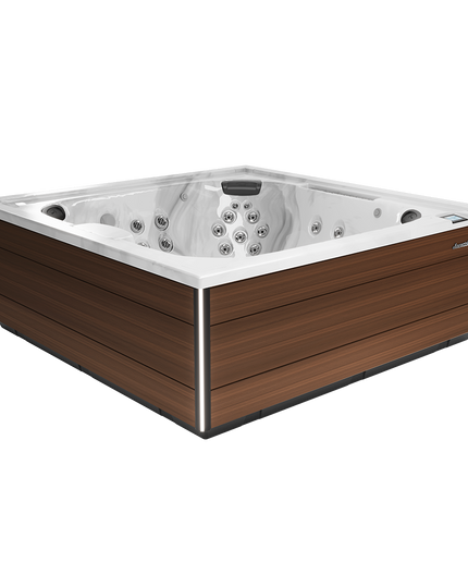 Jacuzzi® J-408™ Hot Tub Package - Platinum Modern Hardwood