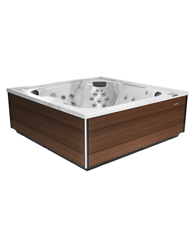 Jacuzzi® J-408™ Hot Tub Package - Platinum Modern Hardwood
