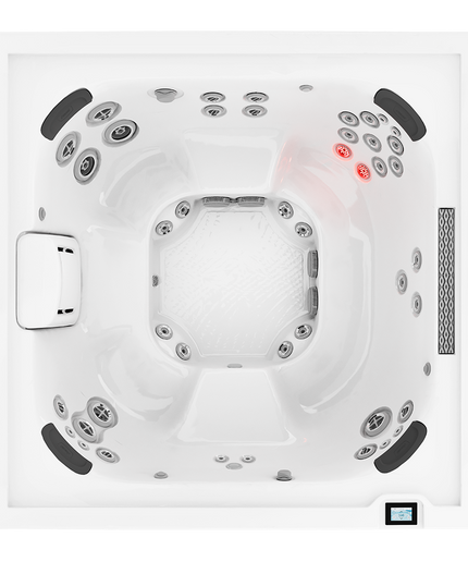 Jacuzzi® J-408™ Hot Tub Package - Platinum Modern Hardwood