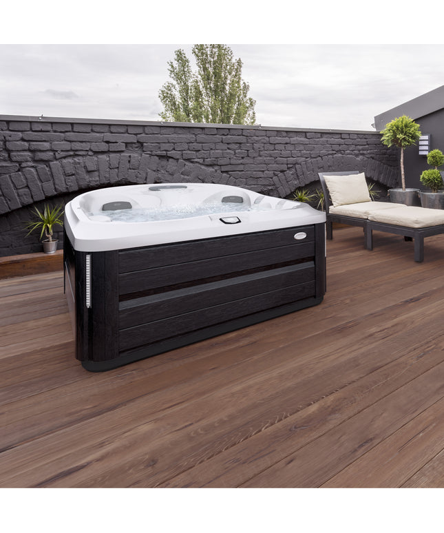 Jacuzzi® J-435™ Hot Tub Package - Platinum Smoked Ebony