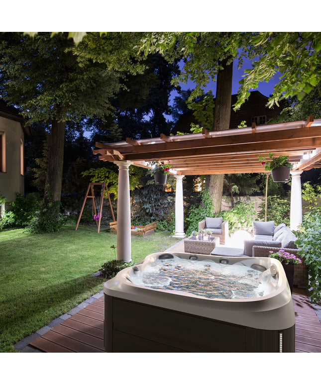 Jacuzzi® J-445™ Hot Tub Package - Platinum Modern Hardwood