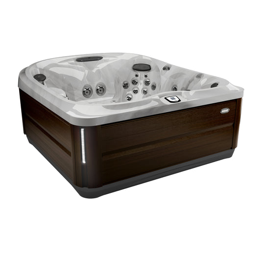 Jacuzzi® J-485™ Hot Tub Package - Platinum Modern Hardwood
