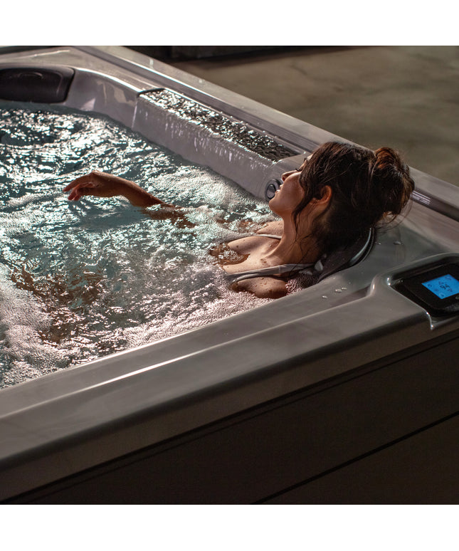 Jacuzzi® J-LXL™ Hot Tub Package - Platinum Brushed Gray