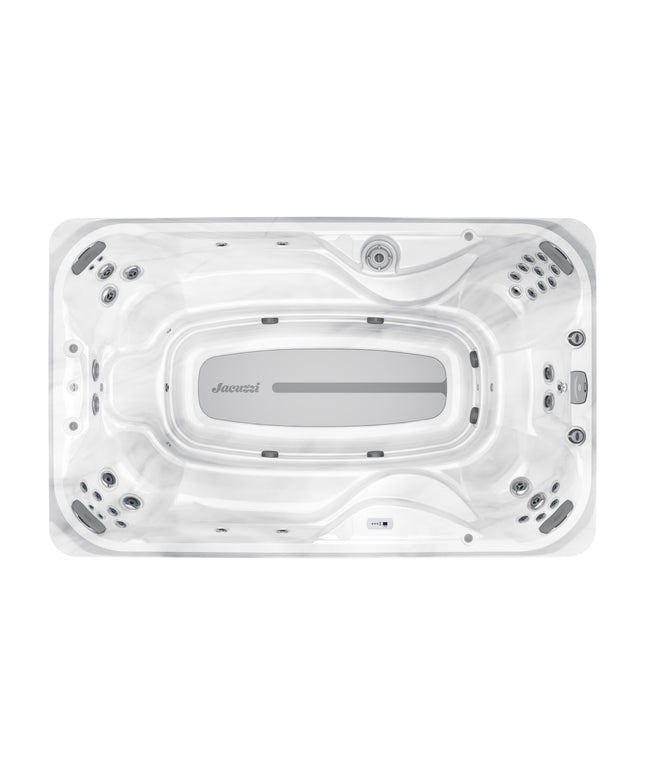 2026 Jacuzzi® J-13™ PowerPlay™ Swim Spa Package - Platinum Brushed Gray