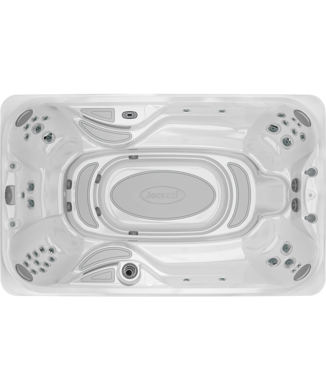 Jacuzzi® J-13™ PowerPlay™ Swim Spa Package - Platinum Brushed Gray