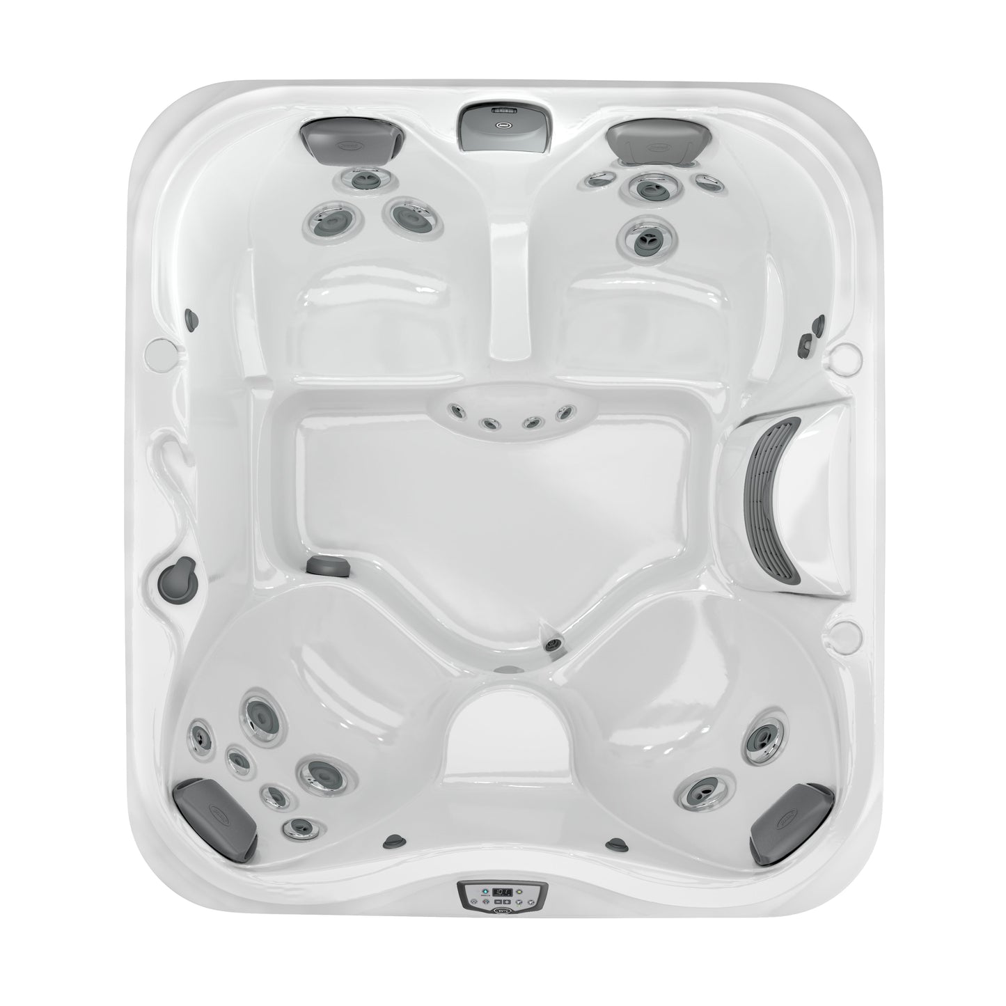 Jacuzzi® J-325™ Hot Tub Package - Platinum Brushed Gray