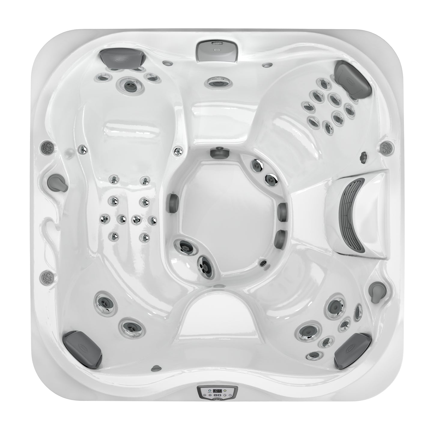 Jacuzzi® J-335™ Hot Tub Package - Platinum Smoked Ebony
