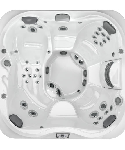 Jacuzzi® J-335™ Hot Tub Package - Platinum Brushed Gray