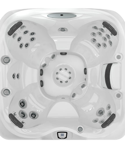 Jacuzzi® J-445™ Hot Tub Package - Platinum Brushed Gray