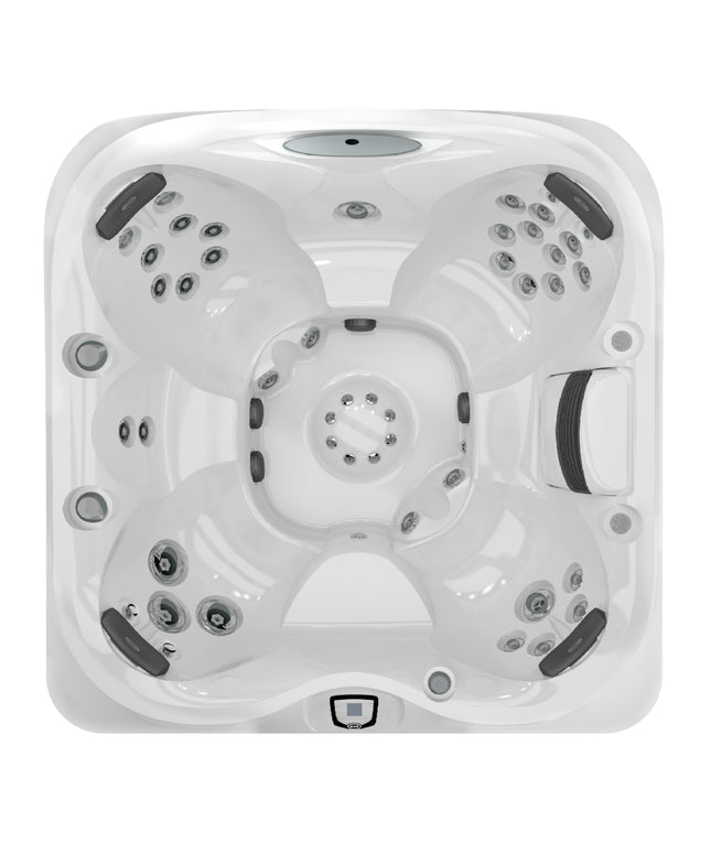 Jacuzzi® J-445™ Hot Tub Package - Platinum Brushed Gray