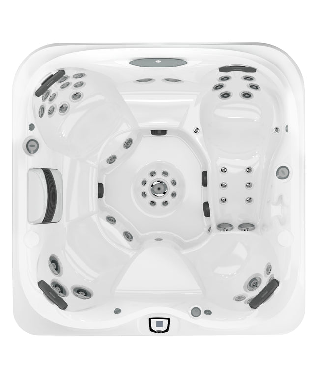 Jacuzzi® J-475™ Hot Tub Package - Platinum Brushed Gray