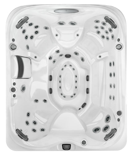 Jacuzzi® J-495™ Hot Tub Package - Platinum Brushed Gray