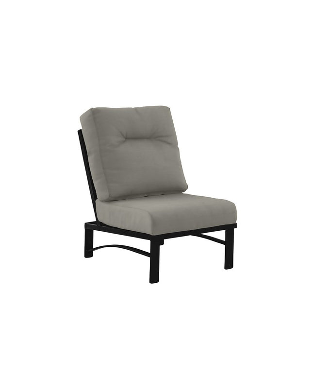 Tropitone Kenzo Cushion Armless Sectional Module 391610MC - Obsidian / Charcoal