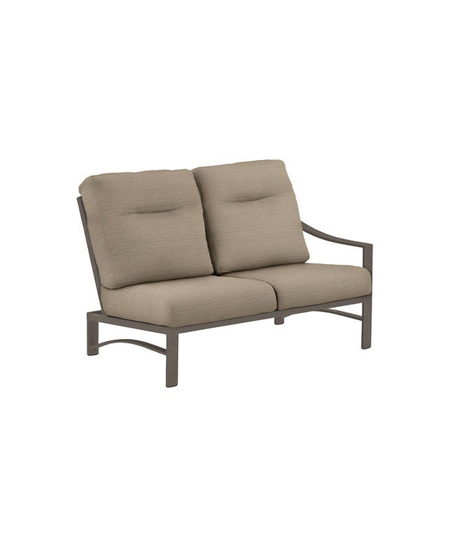 Tropitone Kenzo Cushion Left Arm 2 Seat Sectional Module 391610ML2 - Graphite / Light Brewed