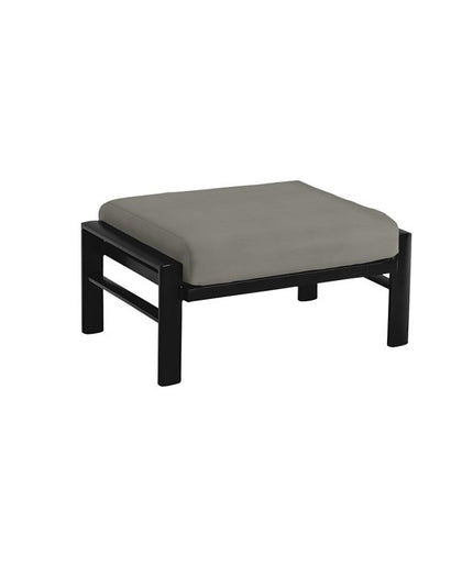 Tropitone Kenzo Cushion Ottoman 391417 - Obsidian / Charcoal