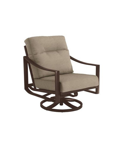 Tropitone Kenzo Cushion Swivel Action Lounger 391425NT - Rich Earth / Light Brewed