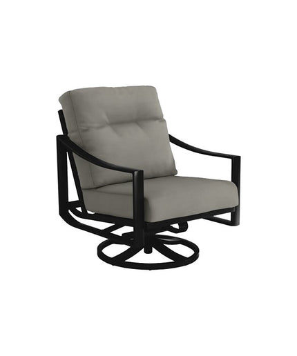 Tropitone Kenzo Cushion Swivel Action Lounger 391425NT - Obsidian / Charcoal