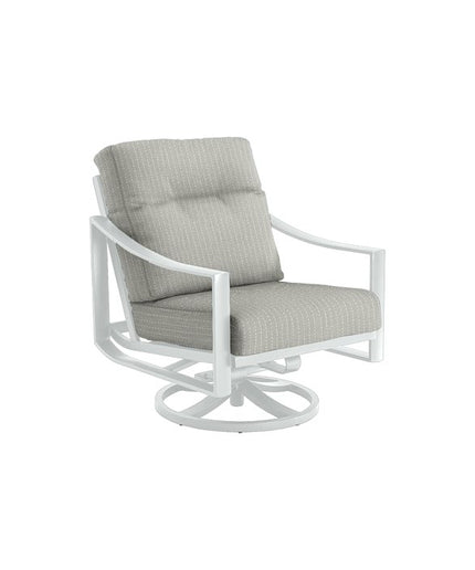 Tropitone Kenzo Cushion Swivel Action Lounger 391425NT - Snow / Lennox